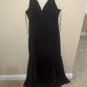 R&M Richards Black High Low Dress